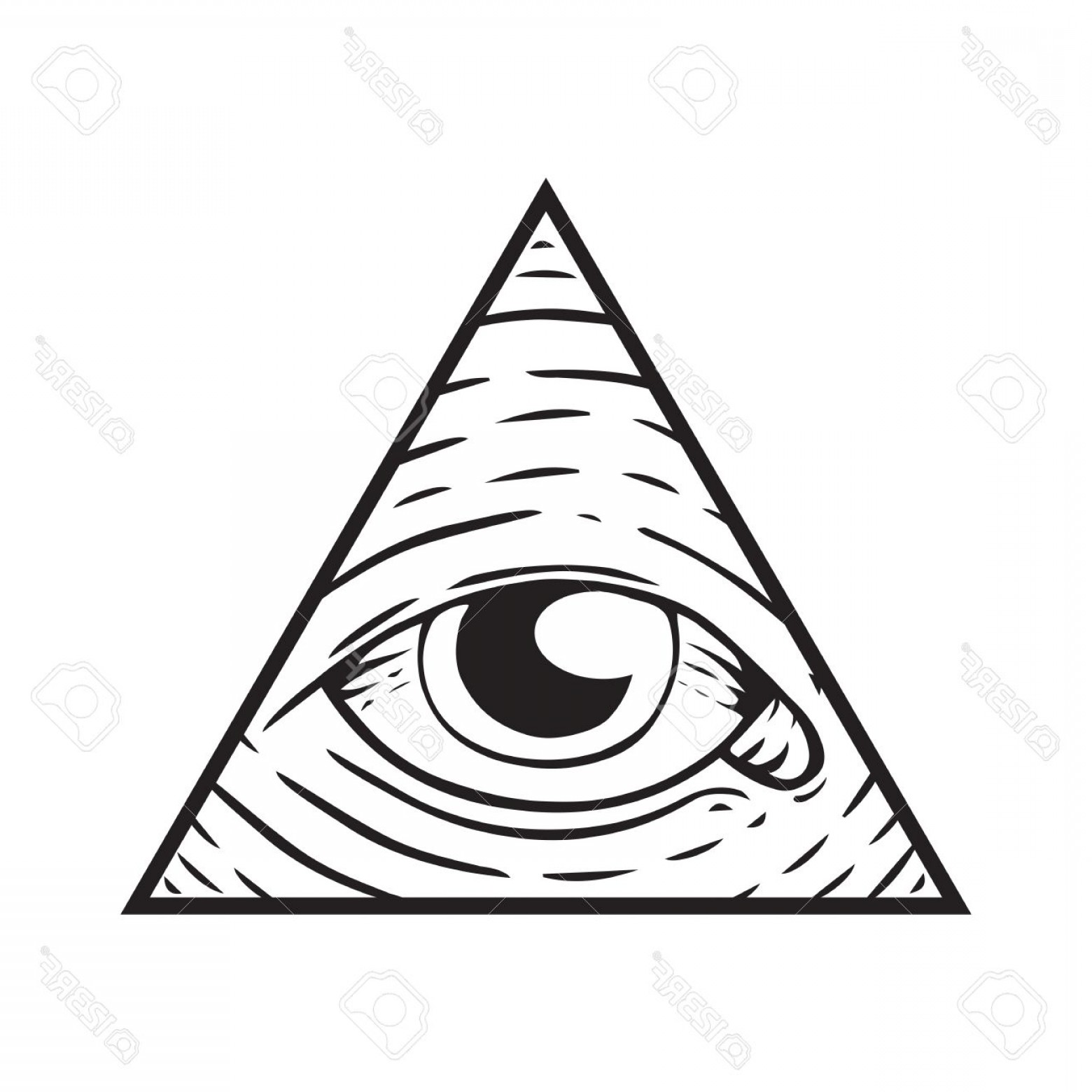1560x1560 Photostock Vector Illuminati Magic And Occult Sign Soidergi
