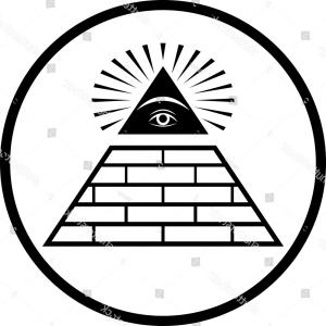 300x300 Photostock Vector Illuminati Magic And Occult Sign Hoodamath