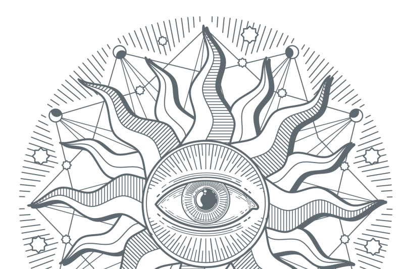 800x533 All Seeing Eye Illuminati New World Order Vector Freemasonry Sign