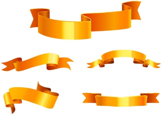 Golden Banners Vector Free Vector In Adobe Illustrator 560x400 Golden Banners Vector Free Vector In Adobe Illustrator