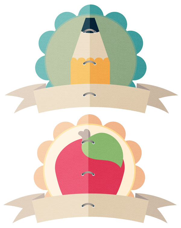 Back To School In Style With School Banner Vectors 600x753 Back To School In Style With School Banner Vectors