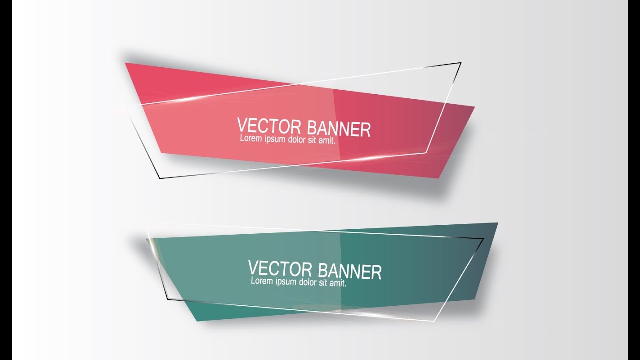 Illustrator Tutorial Graphic Design Vector Banner 1280x720 Illustrator Tutorial Graphic Design Vector Banner