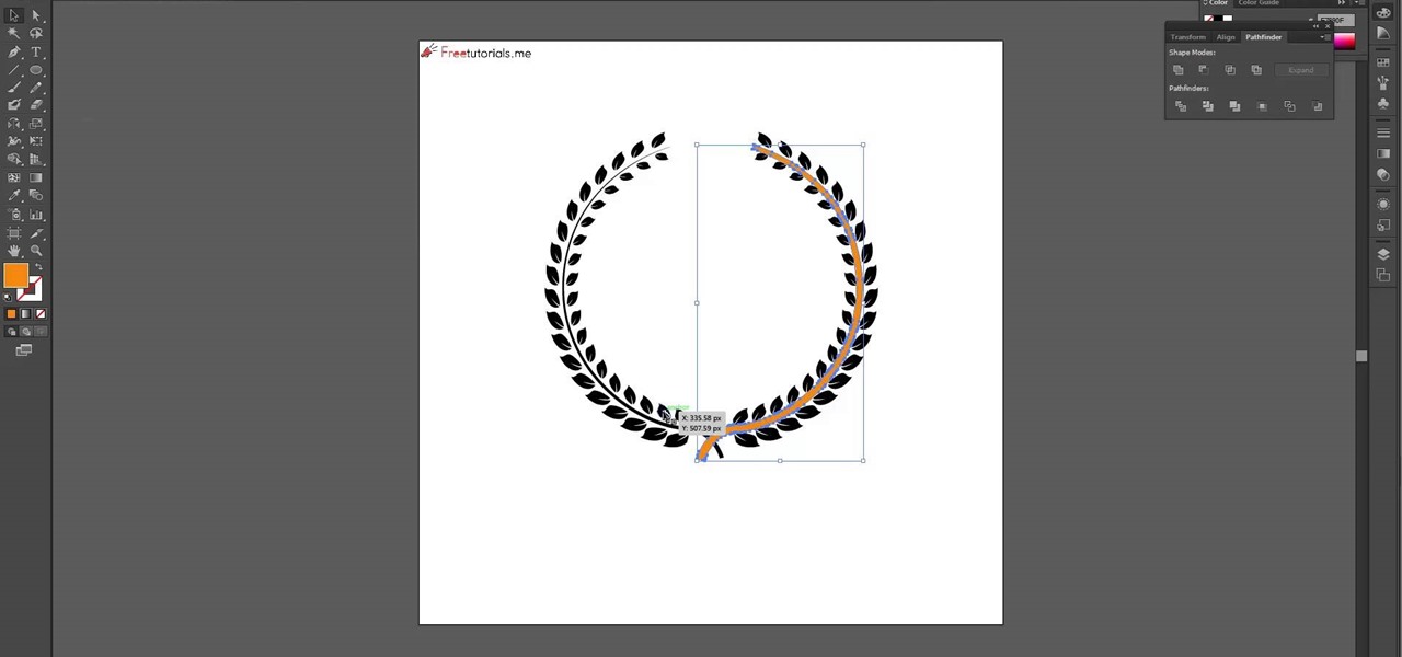 1280x600 How To Create A Golden Laurel Wreath Vector In Adobe Illustrator