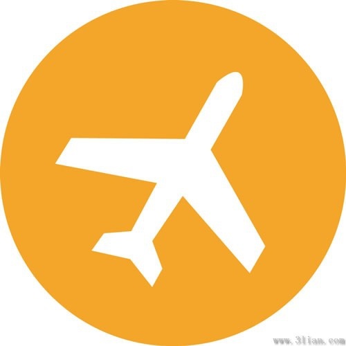 Orange Airplane Icon Vector Free Vector In Adobe Illustrator 500x500 Orange Airplane Icon Vector Free Vector In Adobe Illustrator