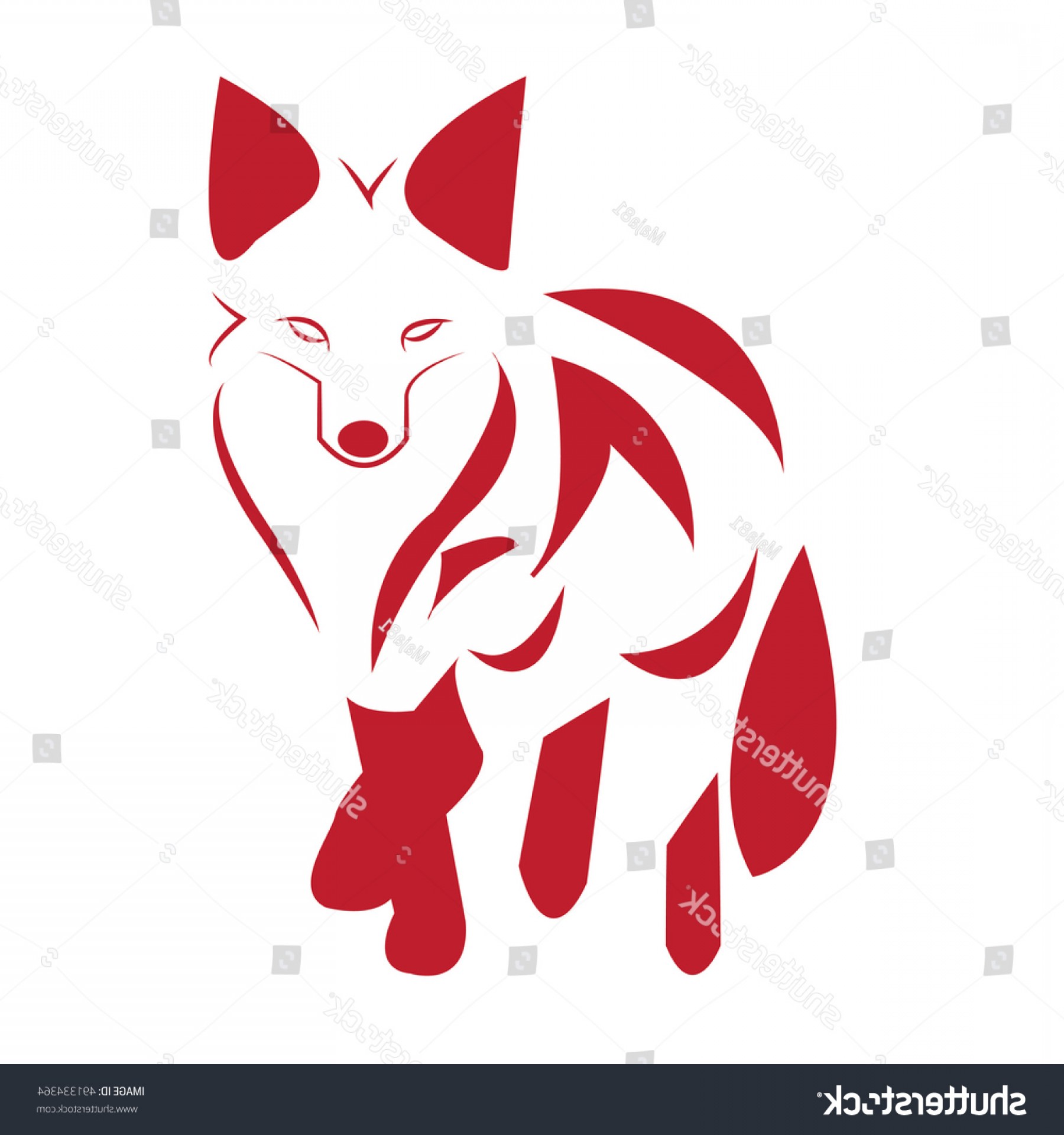 Red Wolf Icon Vector Illustrator Newwaysys 1800x1920 Red Wolf Icon Vector Illustrator Newwaysys