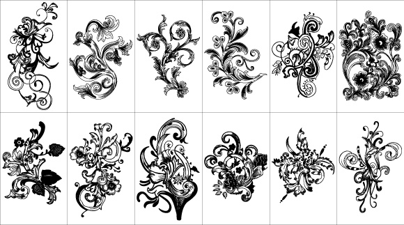 580x323 Free Floral Vector Pack Free Vector In Adobe Illustrator
