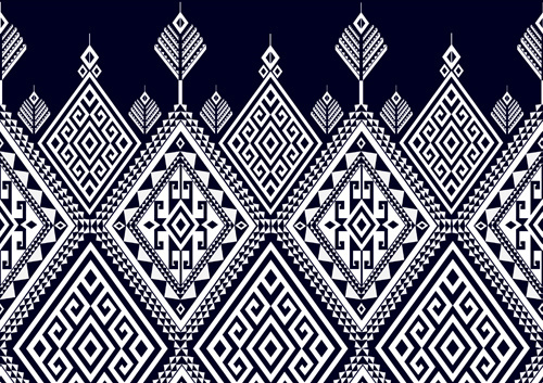 500x353 African Ethnic Vector Patterns Free Vector Download