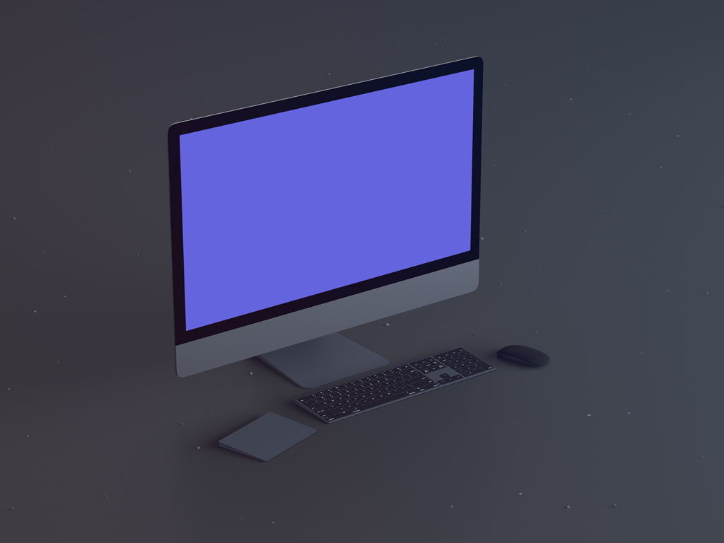 1024x768 Imac Pro Vector Shapes Mockup Mockupworld