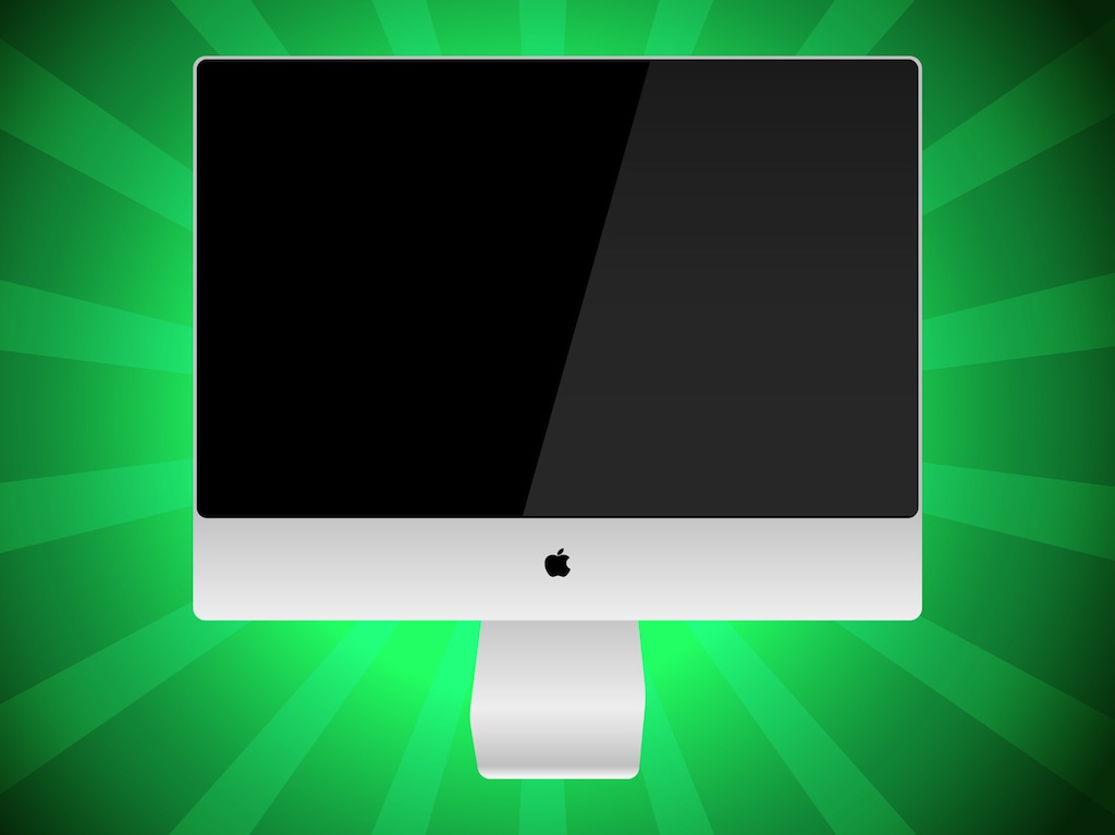 1024x767 I Mac Vector Graphic Vector Art Graphics