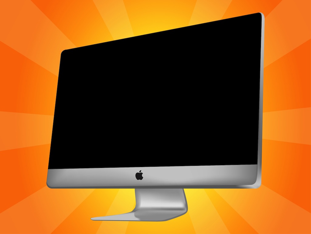 1024x772 Vector Apple I Mac Vector Art Graphics