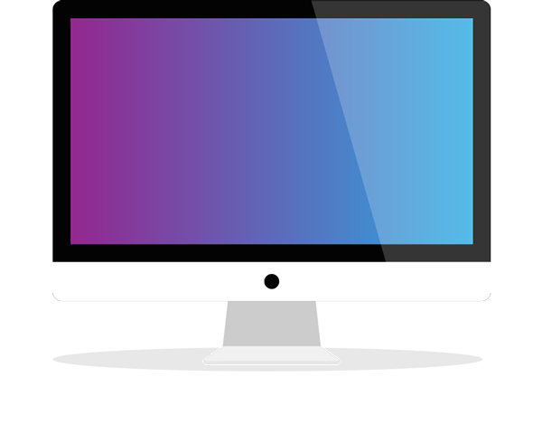 600x469 Flat Imac, Macbook, Ipad Iphone Vector