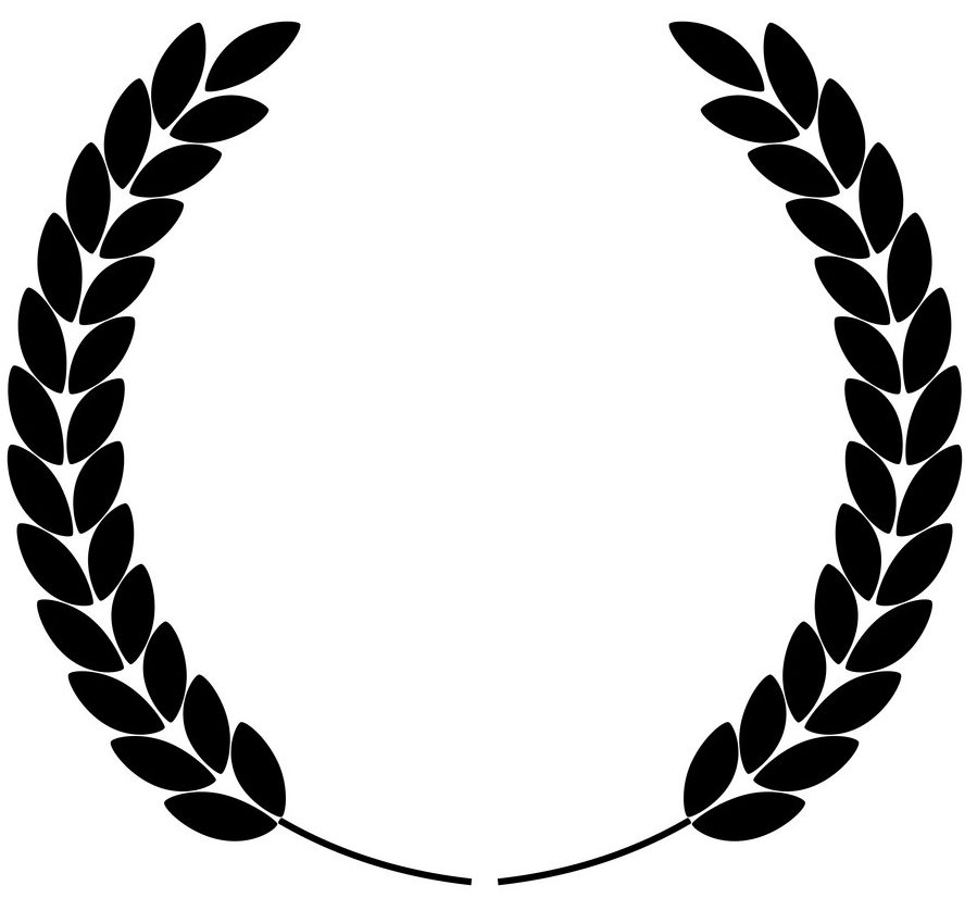 899x826 Laurel Wreath Silhouette Icon Vector Illustration