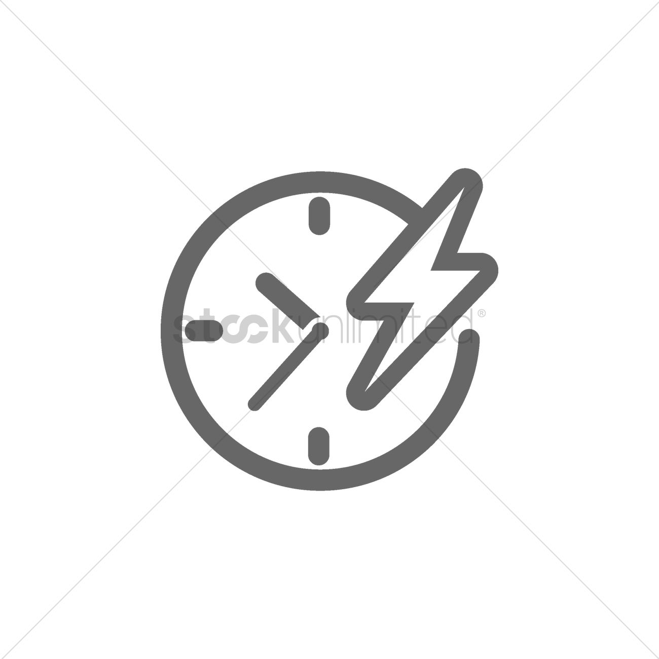 1300x1300 Fast Charge Icon Vector Image