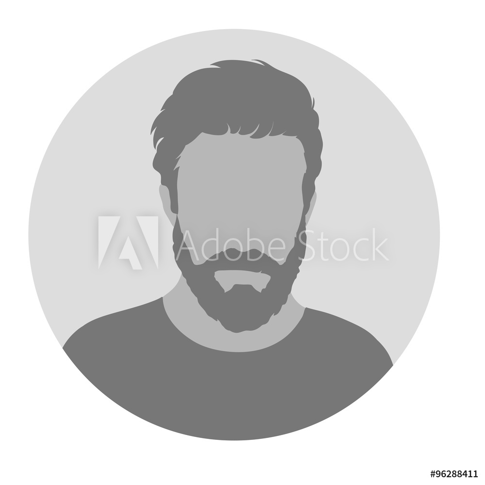 1000x1000 Photo Art Print Male Profile Picture Placeholder Vector