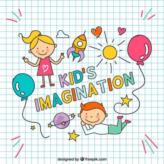 626x626 Hand Drawn Kids Imagination Vector Free Download