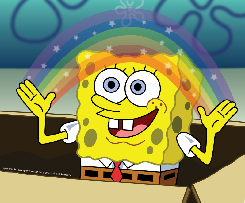 799x661 Imagination Vector Spongebob Squarepants Know Your Meme