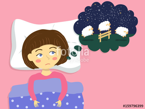 500x375 Little Cute Girl Try To Sleeping In The Bed With Imagine