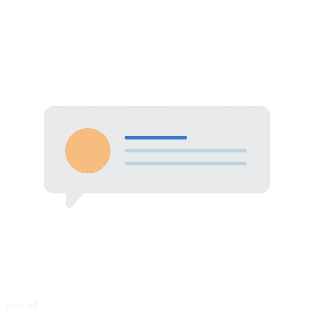 1200x1199 Vector Of Message Speech Bubble Icon Free Image