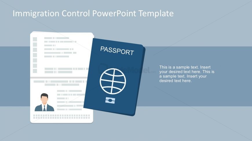 870x489 Passport Vector Powerpoint Slides