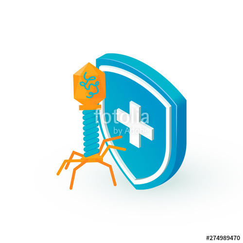 500x500 Immune System Vector Concept In Isometric Style Stock Image