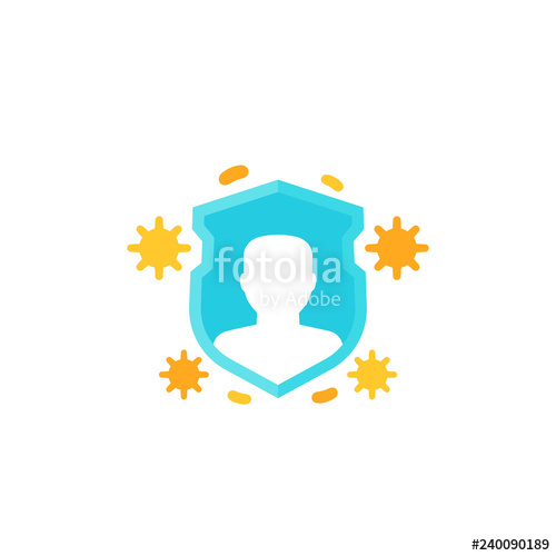 500x500 Immune System, Immunology Icon Stock Image And Royalty Free