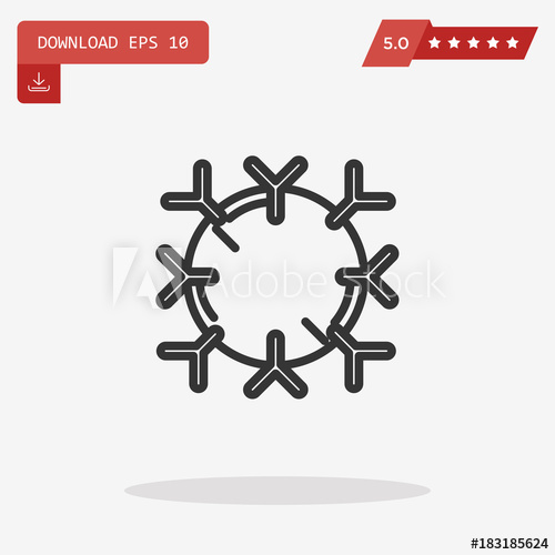 500x500 Immune System Vector Icon