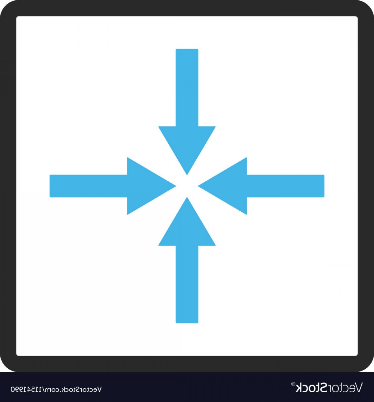 1200x1290 Impact Arrows Framed Icon Vector Handandbeak