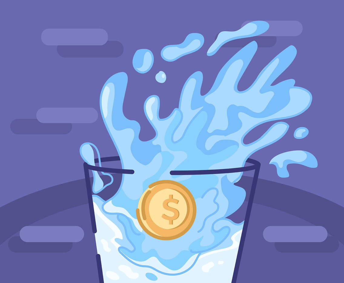 1136x936 Impact On Water Vector Vector Art Graphics