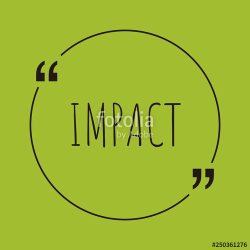 500x500 Impact Word Concept Stock Image And Royalty Free Vector