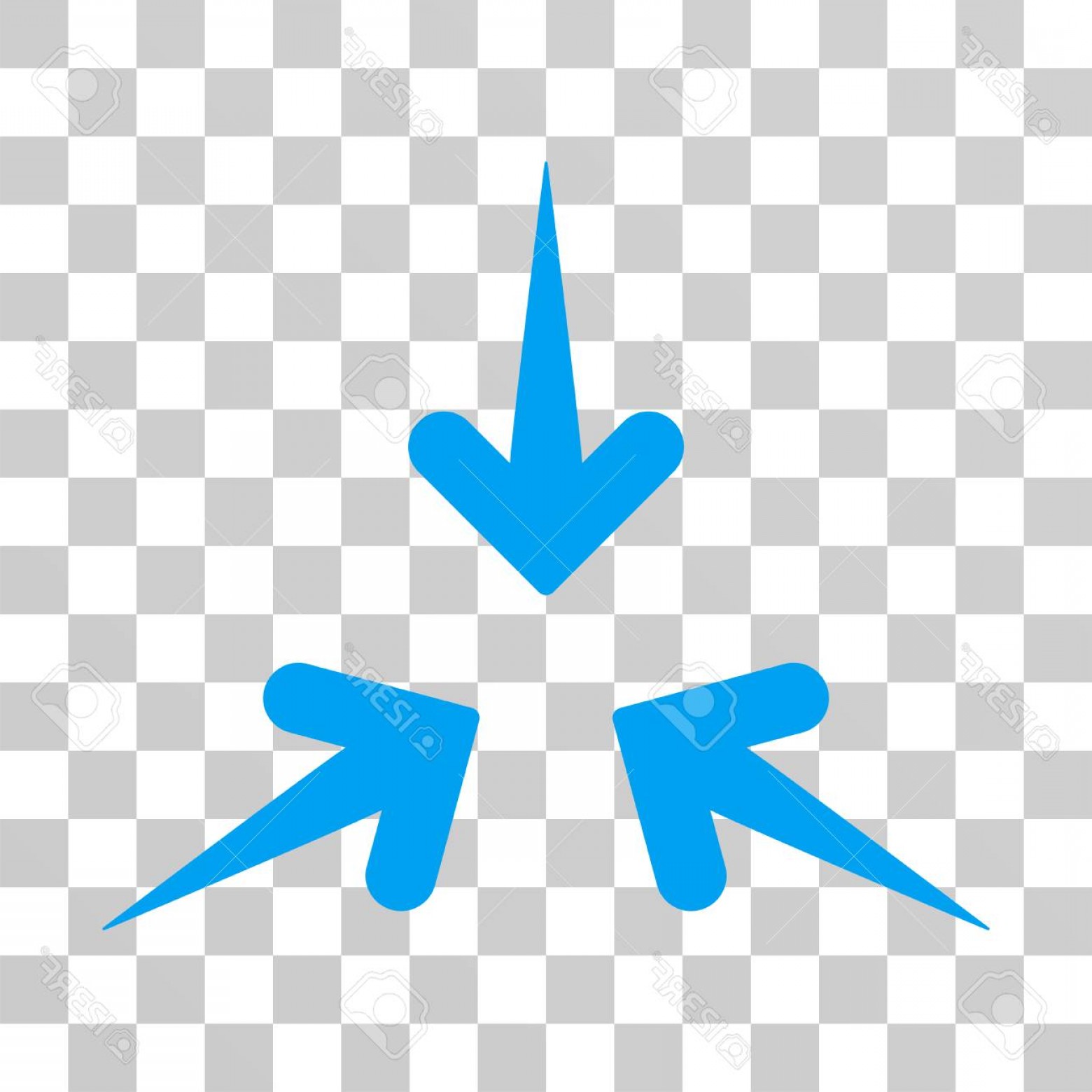 1560x1560 Photostock Vector Impact Arrows Icon Vector Illustration Style Is