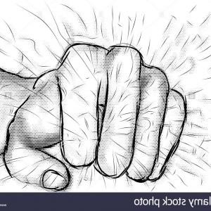 300x300 Stock Photo Impact Vector Illustration Human Violence And Knuckle