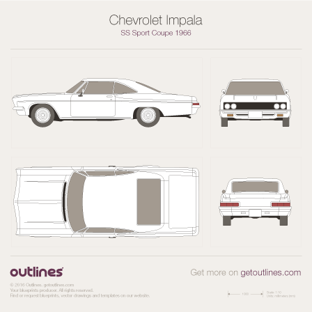 448x448 Chevrolet Impala Ss Iv Hardtop Coupe Drawings