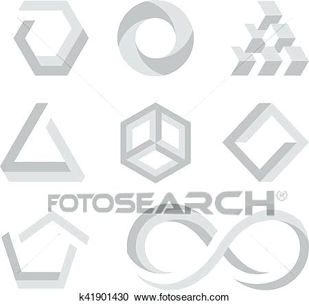 450x443 Triangular Shape Objects Math Paradox Impossible Shapes Twisted