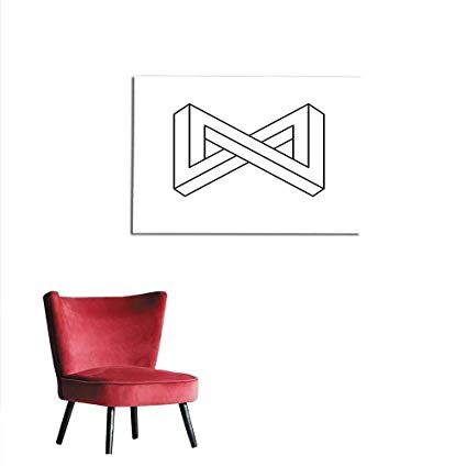 425x425 Wall Paper Impossible Shapes Optical Illusion Vector