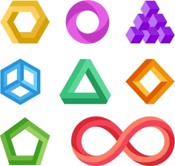 350x331 You Searched For Illustration Of Geometry Impossible Loop For Logo