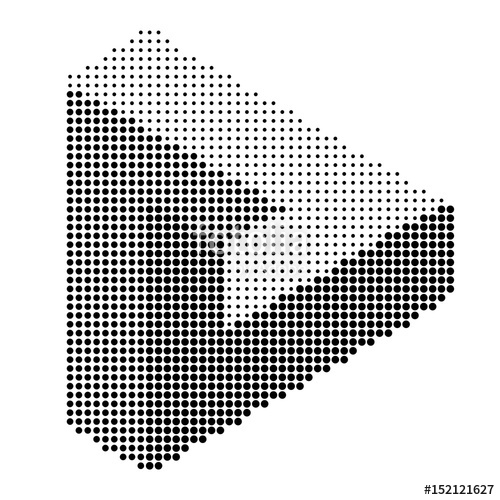 Halftone Dot Impossible Triangle Impossible Figure Vector 500x500 Halftone Dot Impossible Triangle Impossible Figure Vector