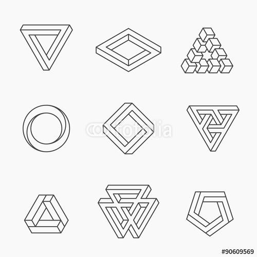 Impossible Triangle Vector at Vectorified.com | Collection of ...