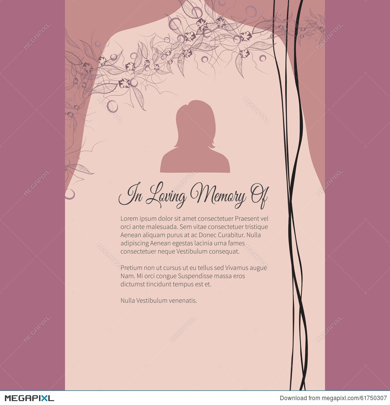 800x830 In Loving Memory Of Vector Lettering In Abstract Style, Place