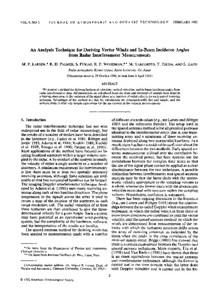 435x600 An Analysis Technique For Deriving Vector Winds And In Beam