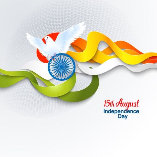 539x539 Autught Indian Independence Day Background Vector Free