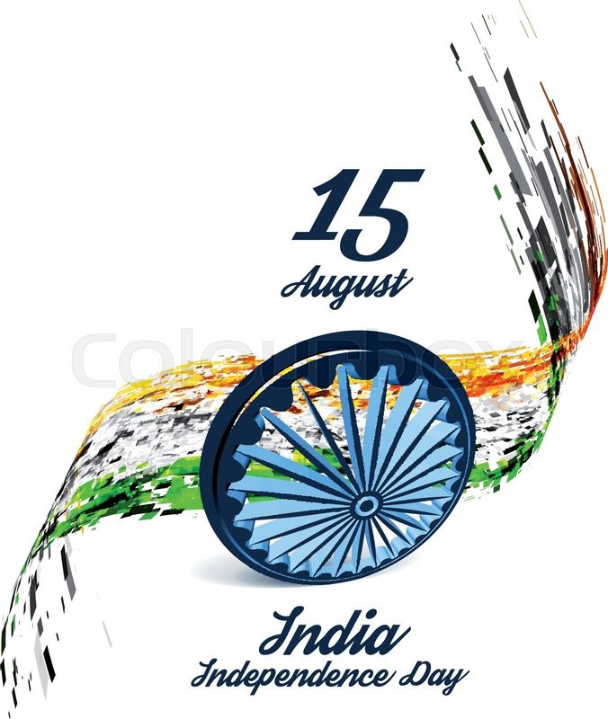 676x800 Indian Independence Day Vector Stock Vector Colourbox