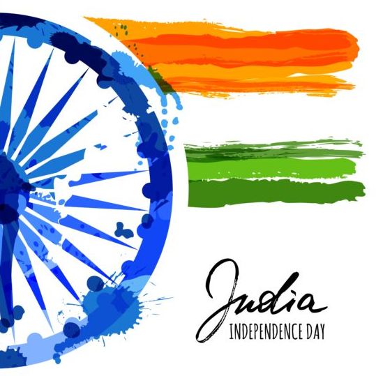 539x539 Indian Independence Day Watercolor Background Vector Free Download