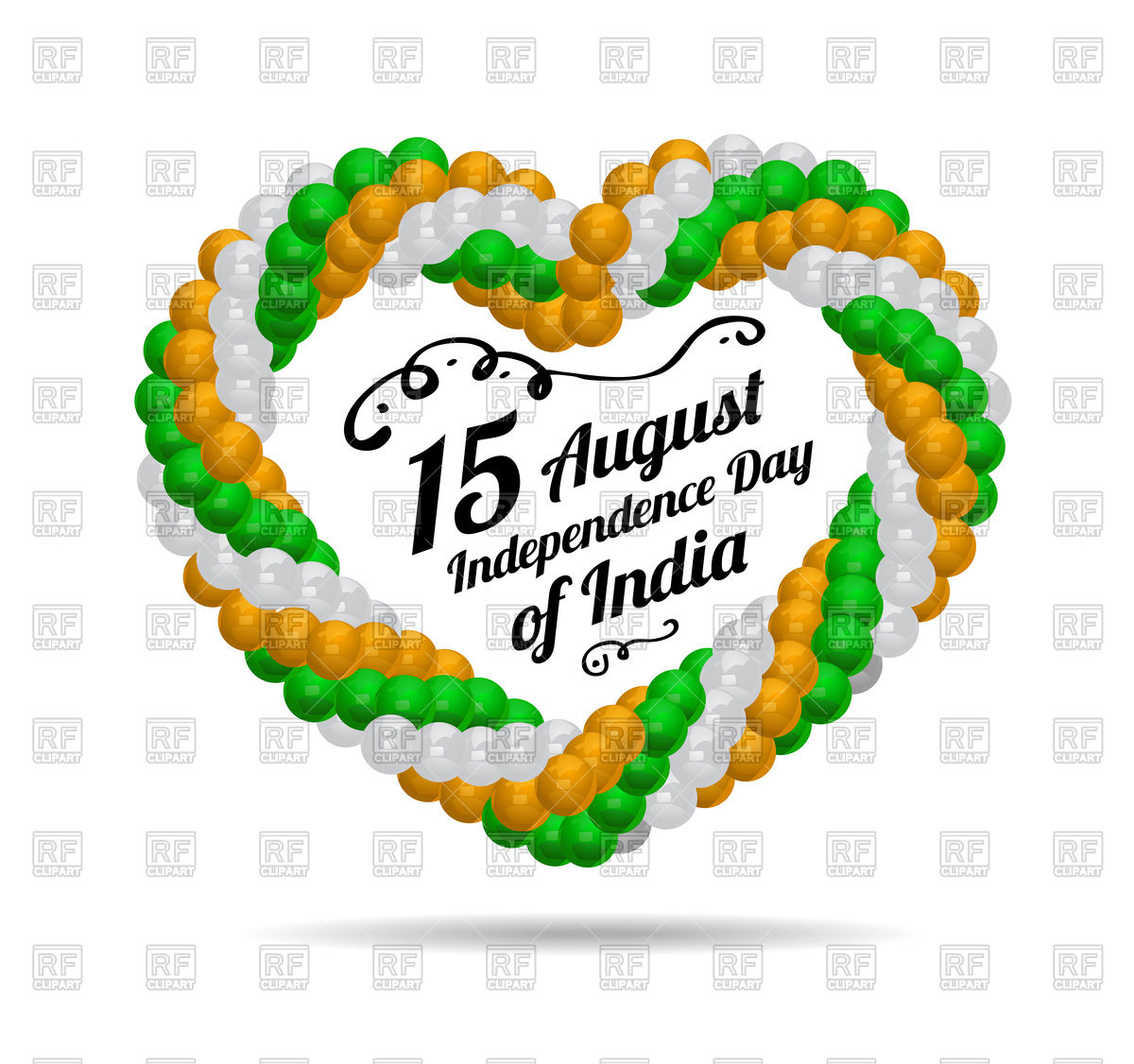 1200x1126 Indian Independence Day With Balloons Vector Image Of Backgrounds