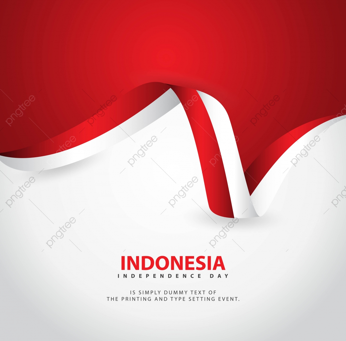 1200x1184 Indonesia Independence Day Vector Template Design Illustration