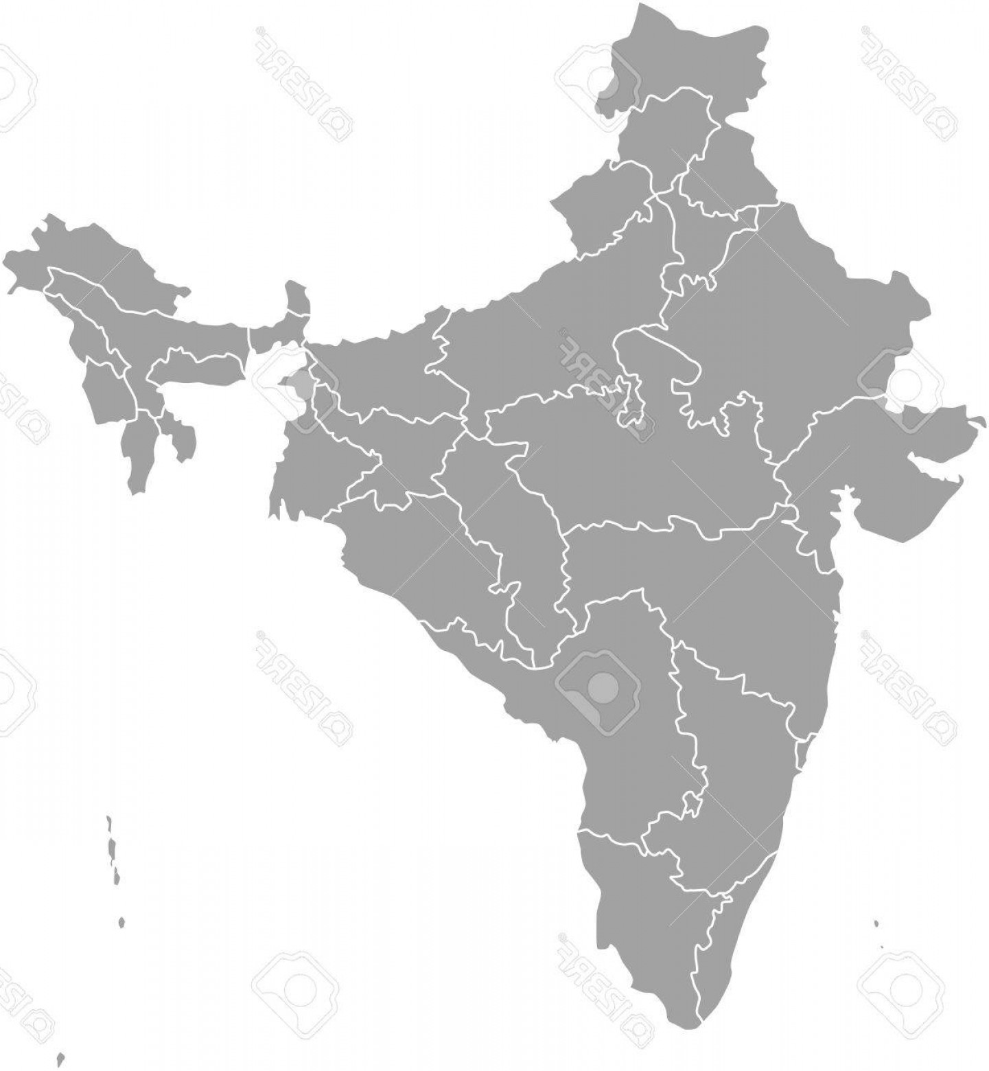 India Map Vector at Vectorified.com | Collection of India Map Vector ...