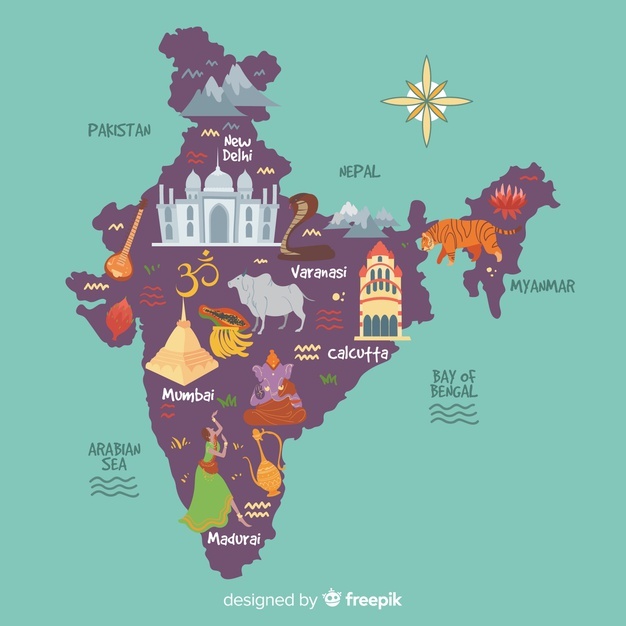 India Map Vectors, Photos And Free Download 626x626 India Map Vectors, Photos And Free Download