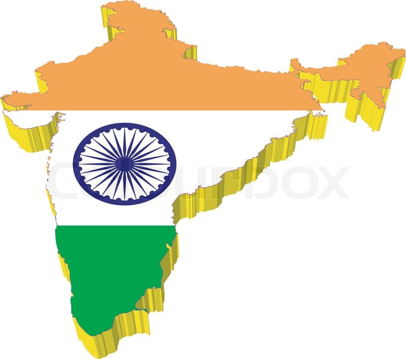 Vectors Map Of India Stock Vector Colourbox 800x708 Vectors Map Of India Stock Vector Colourbox