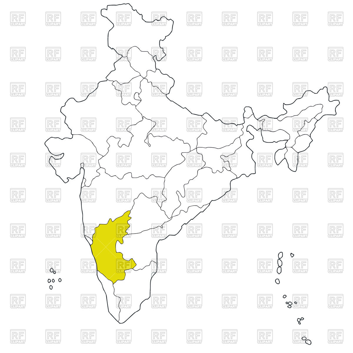 India Map Vector Free Download at Vectorified.com | Collection of India ...