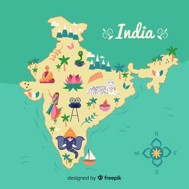 Hand Drawn India Map Background Vector Free Download 626x626 Hand Drawn India Map Background Vector Free Download
