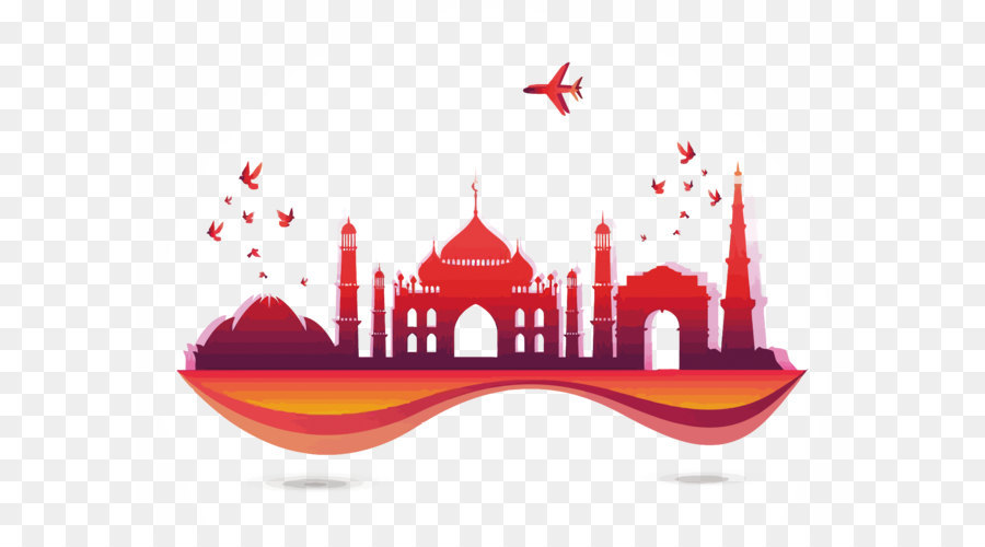 India Skyline Silhouette Png 900x500 India Skyline Silhouette Png